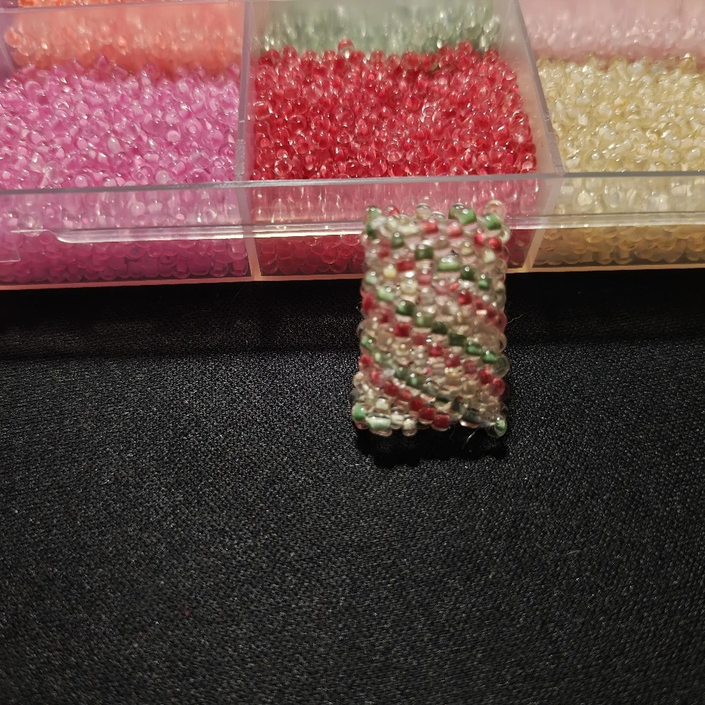 Dreadlock Bead Handmade Rasta Spiral Seed Bead Hair Jewelry Peyote Loc Charm
